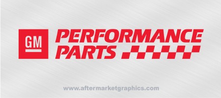 GM Performance Parts Decals - Pair (2 pieces)